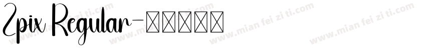 Zpix Regular字体转换